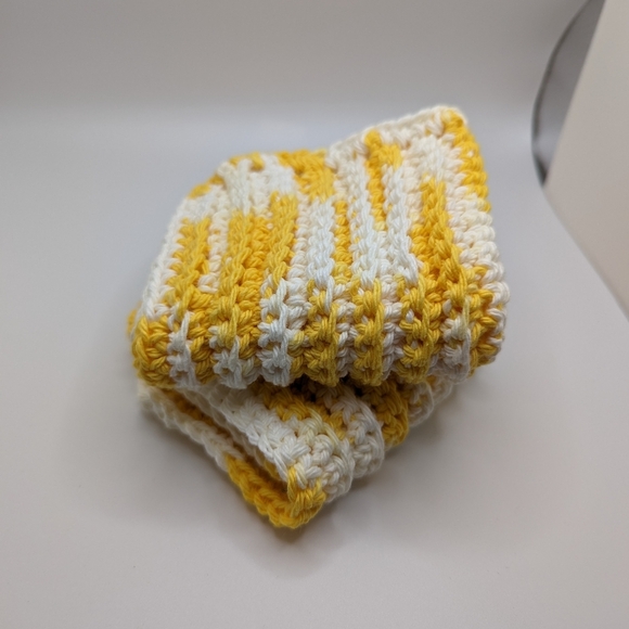 💞2/$20 HAND CRAFTED Crocheted All Purpose 100% Cotn Reusble Bath or Dish Cloths - Picture 8 of 9